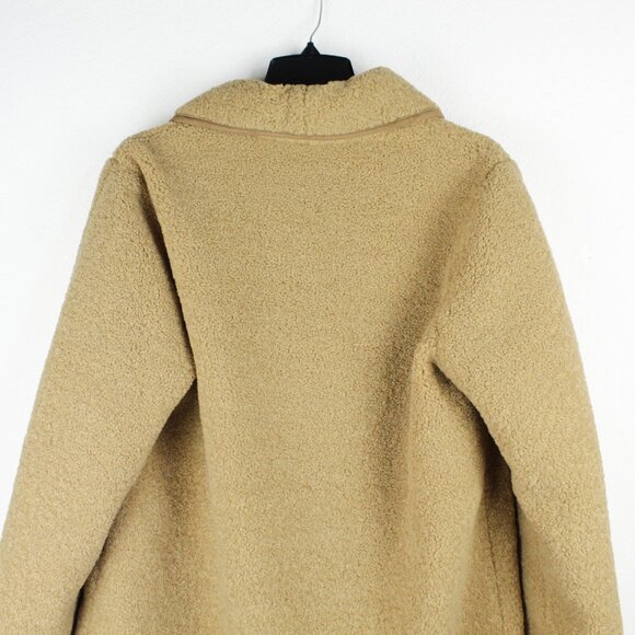 NEW LAUREN RALPH LAUREN Shawl Collar Faux Shearling Coat - Picture 9 of 12